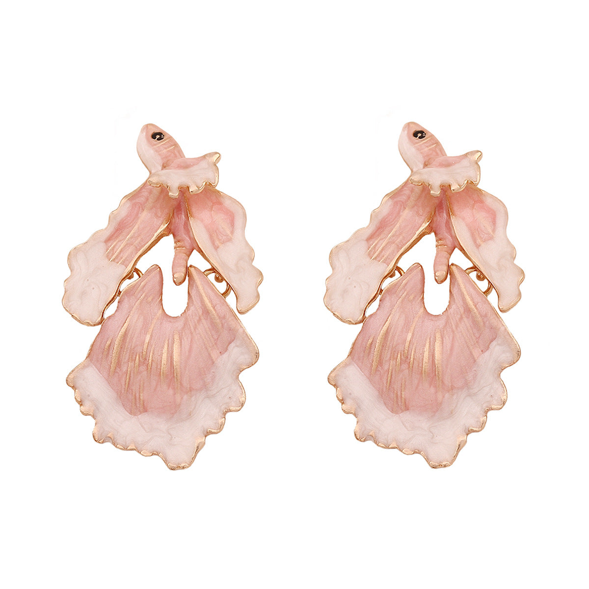 Romantyczny Złoty Kolczyk na wyjątkowe chwile