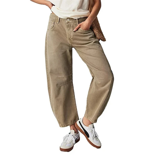 LB | Zwężane jeansy cargo o luźnym kroju